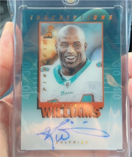 2023 Panini Zenith Pinnacle Inscriptions #PI-RW Ricky Williams — front
