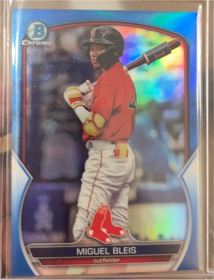 2023 Bowman Chrome Prospects #BCP-223 Miguel Bleis — front