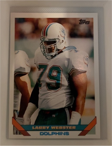 1993 Topps #488 Larry Webster — front