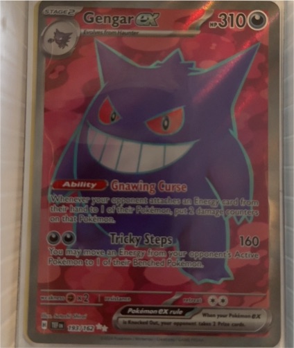 2024 Pokemon Temporal Forces #193 Gengar ex — front
