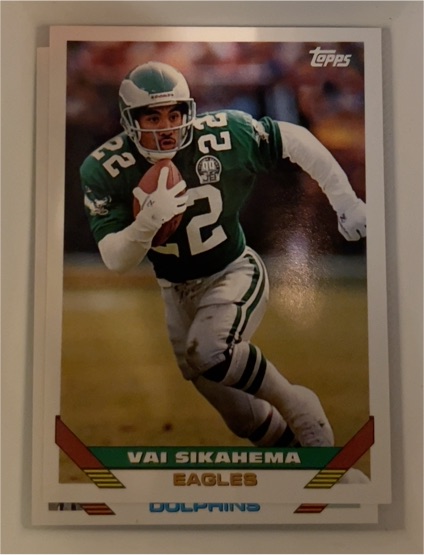 1993 Topps Gold #487 Vai Sikahema — front