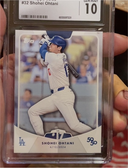 2024 Topps 50/50 #32 Shohei Ohtani — front