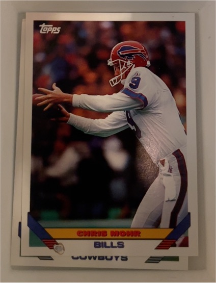 1993 Topps #484 Chris Mohr — front
