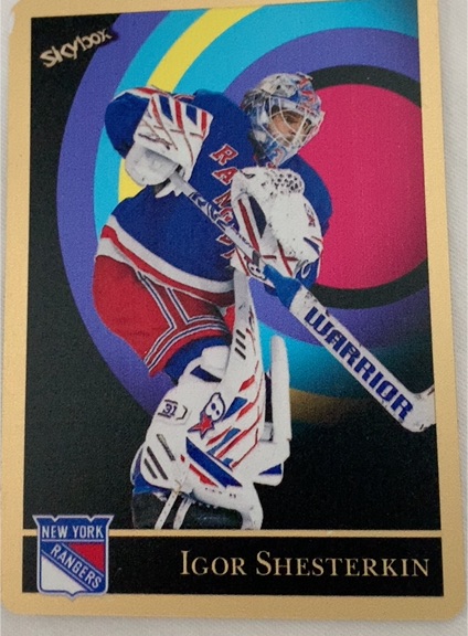2023-24 Metal Universe Skybox Retro #1990 Igor Shesterkin — front