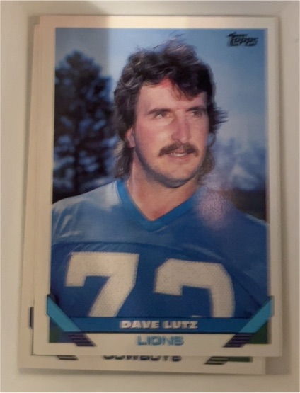 1993 Topps #479 Dave Lutz — front