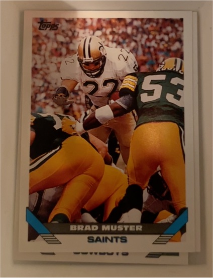 1993 Topps #478 Brad Muster — front