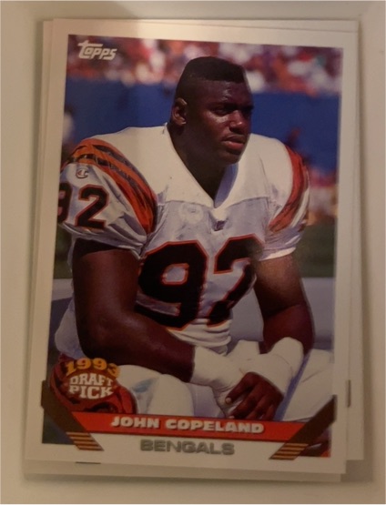1993 Topps #474 John Copeland — front