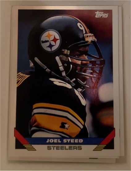 1993 Topps #456 Joel Steed — front