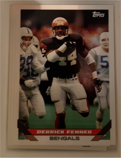 1993 Topps #438 Derrick Fenner — front
