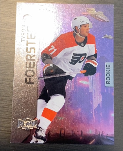 2023-24 Skybox Metal Universe #154 Tyson Foerster Rookie — front