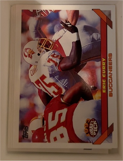 1993 Topps #437 Eric Curry — front