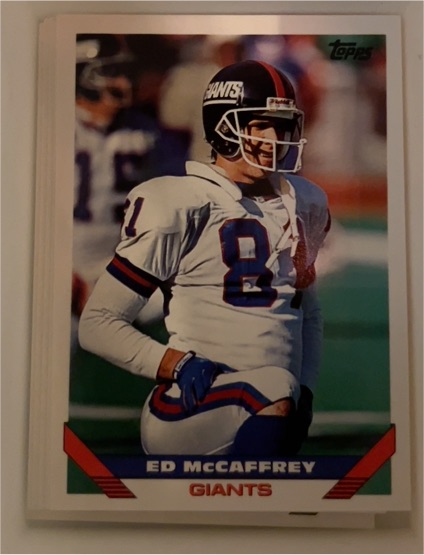 1993 Topps #431 Ed McCaffrey — front