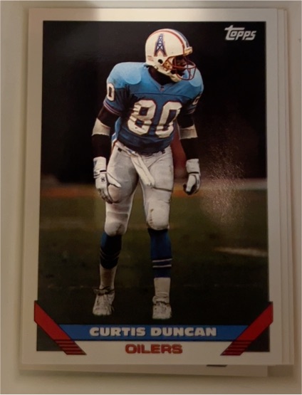 1993 Topps #424 Curtis Duncan — front
