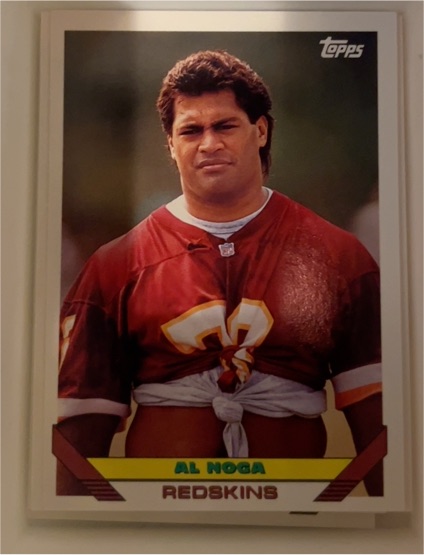 1993 Topps #423 Al Noga Washington Redskins — front