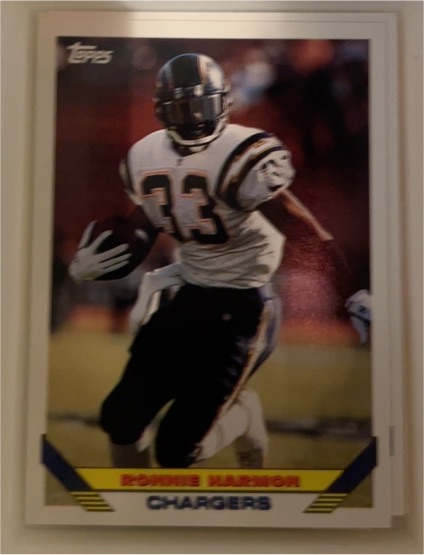 1993 Topps #419 Ronnie Harmon — front