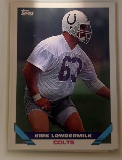 1993 Topps #407 Kirk Lowdermilk — front