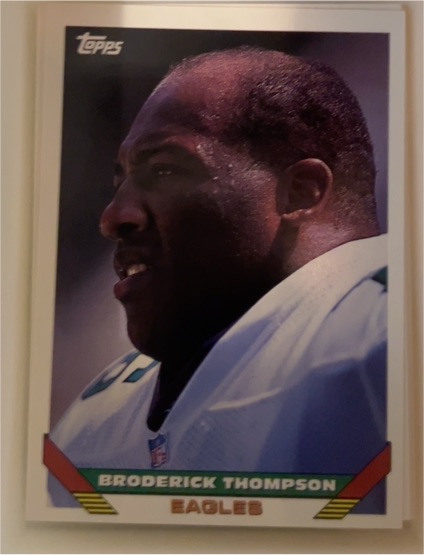 1993 Topps #394 Broderick Thompson — front
