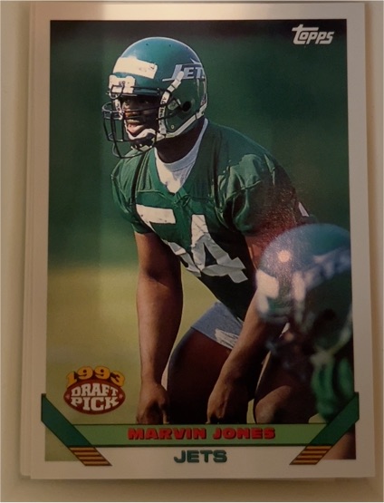 1993 Topps #381 Marvin Jones — front