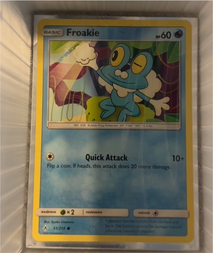 2019 Pokémon Sun & Moon Unbroken Bonds #51 Froakie — front