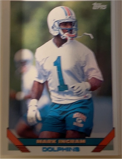 1993 Topps #334 Mark Ingram — front