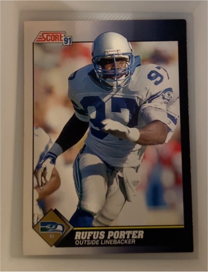 1991 Score #91 Rufus Porter — front