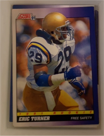 1991 Score #584 Eric Turner Rookie — front