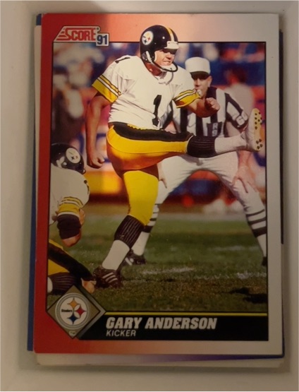 1991 Score #121 Gary Anderson — front
