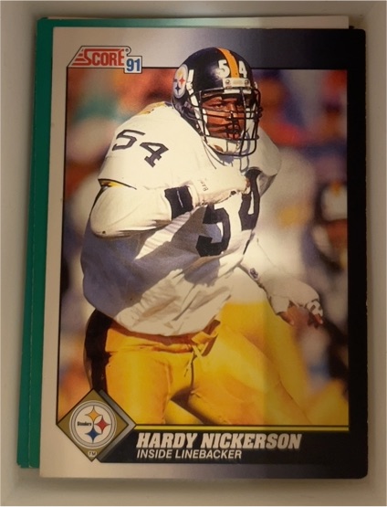 1991 Score #513 Hardy Nickerson — front