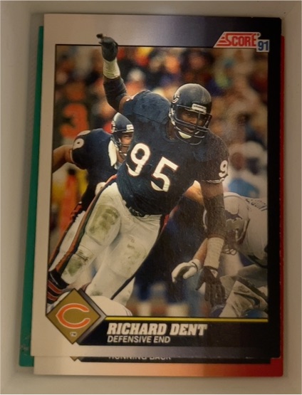1991 Score #95 Richard Dent — front