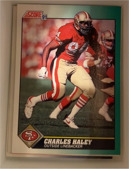 1991 Score #250 Charles Haley — front