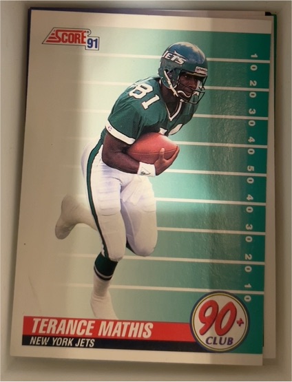 1991 Score #321 Terance Mathis — front
