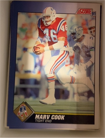 1991 Score #71 Marv Cook — front