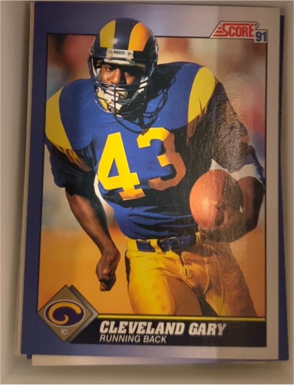 1991 Score #64 Cleveland Gary — front