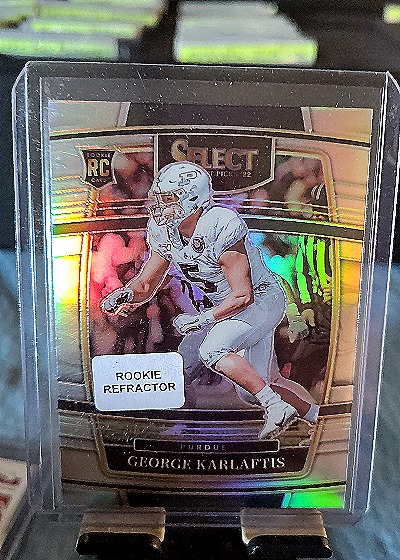 2022 Panini Select Draft Football #25 George Karlaftis — front