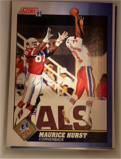 1991 Score #67 Maurice Hurst — front