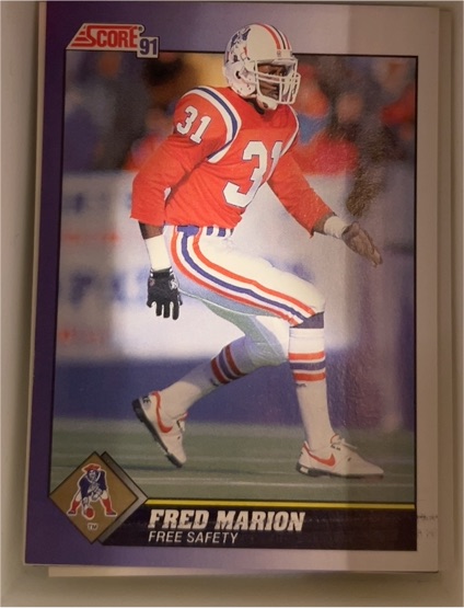 1991 Score #69 Fred Marion — front