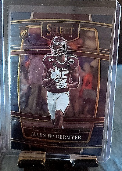 2022 Panini Select Draft Picks #19 Jalen Wydermyer — front