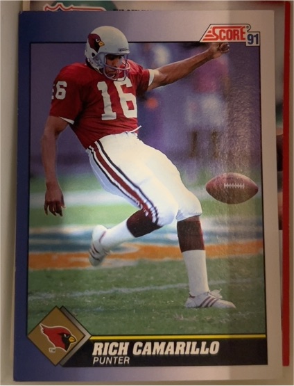 1991 Score #16 Rich Camarillo — front