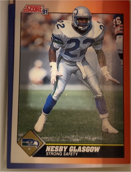 1991 Score #401 Nesby Glasgow — front