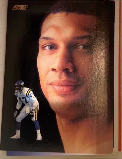 1991 Score #336 Joey Browner Minnesota Vikings — front