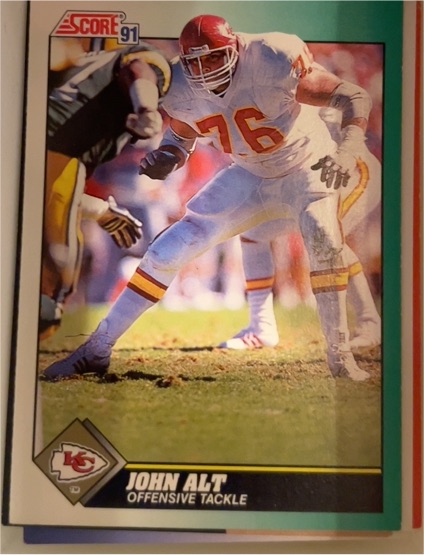 1991 Score #246 John Alt — front