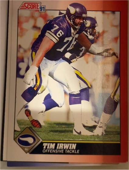 1991 Score #246 Tim Irwin — front