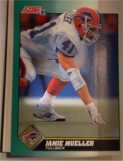 1991 Score #296 Jamie Mueller — front
