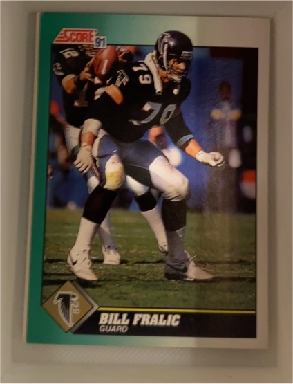 1991 Score #297 Bill Fralic — front