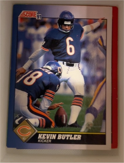 1991 Score #29 Kevin Butler — front