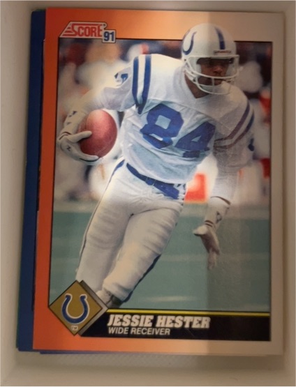 1991 Score #84 Jessie Hester — front