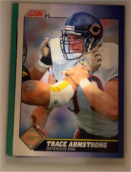 1991 Score #93 Trace Armstrong — front