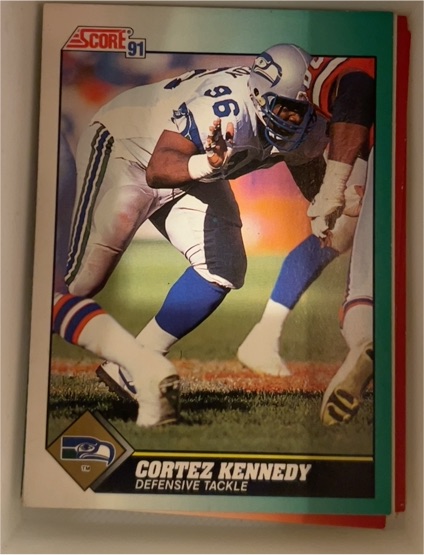 1991 Score #279 Cortez Kennedy — front