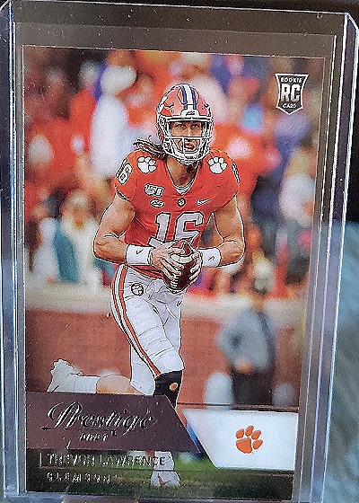 2021 Panini Chronicles Draft Picks Prestige #79 Trevor Lawrence — front