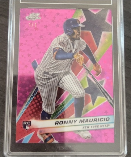 2024 Topps Chrome Cosmic Chrome Starfractor #SF-20 Ronny Mauricio — front